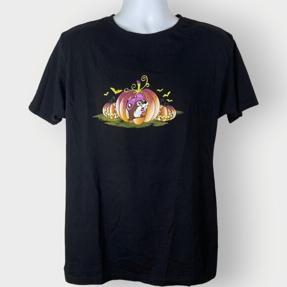 Buc-ees Glow In Dark Halloween T-Shirt | L | Black | If You've Got It Haunt It - Picture 1 of 9